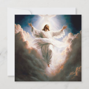 Tarjeta Festiva Celebración de la Pascua Jesús