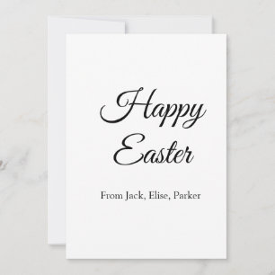 Tarjeta Festiva celebración de Pascua agrega QR foto feliz Pascua
