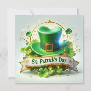 Tarjeta Festiva Celebración del Día de San Patricio