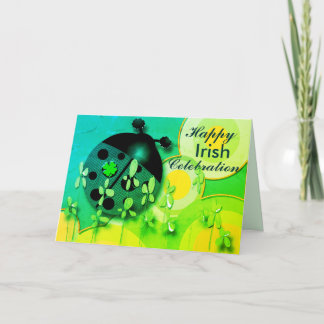 Tarjeta Festiva Celebración muy irlandesa