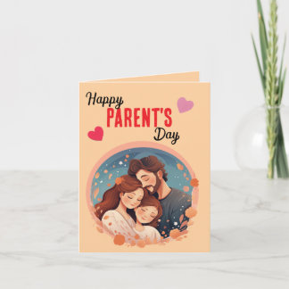 Tarjeta Festiva "Celebrando a ti, Mamá y Papá"