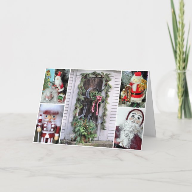 Tarjeta Festiva Celebrar a los Navidades (Anverso)