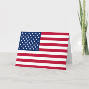 Tarjeta Festiva Celebrar la bandera estadounidense