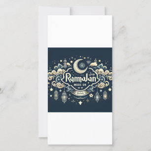 Tarjeta Festiva Celebrar Ramadán con modo Ramadán