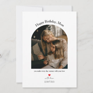 Tarjeta Festiva Celebrate Mom with a warm, heartfelt birthday card