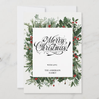 Tarjeta Festiva Celebrate the magic of the holiday season with thi