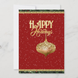 Tarjeta Festiva Celebrate the Season with a Sparkling Holiday Card