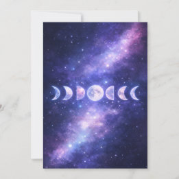 Tarjeta Festiva Celestial Moon Phases Mother’s Day Card 
