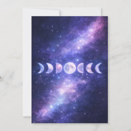 Tarjeta Festiva Celestial Moon Phases Mother’s Day Card 