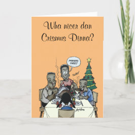 Tarjeta Festiva Cena de navidades