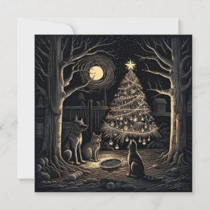 Tarjeta Festiva Cena de navidades