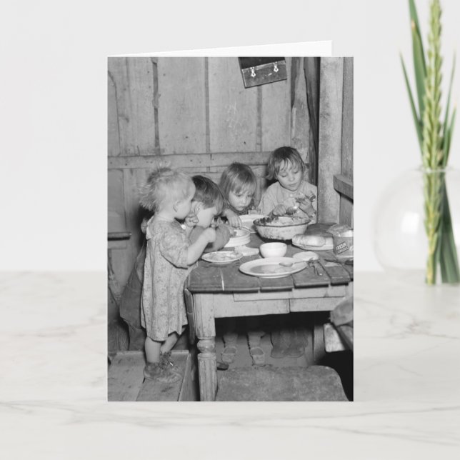 Tarjeta Festiva Cena de navidades 1936 (Anverso)