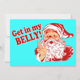 Tarjeta Festiva Cena de Navidades de mi Belly