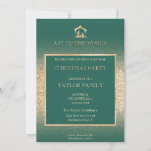 Tarjeta Festiva Cena de navidades Fiesta Escena de Natividad relig