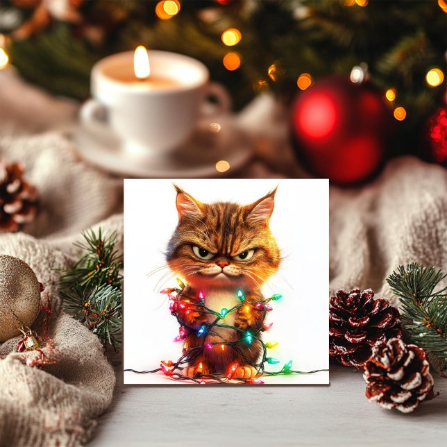 Tarjeta Festiva Ceño Festivo Resignado (Subido por el creador)