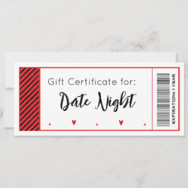 Tarjeta Festiva Certificado de regalo