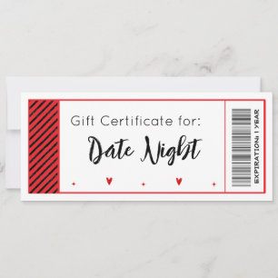 Tarjeta Festiva Certificado de regalo