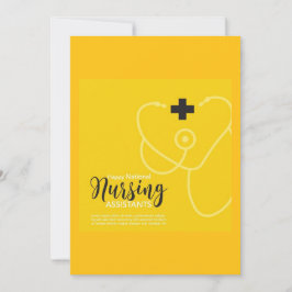 Tarjeta Festiva Certified Nurse's Aide Week Greeting Card
