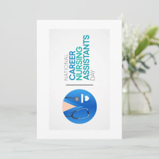Tarjeta Festiva Certified Nurses Aide Week Greeting Card