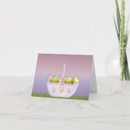 Tarjeta Festiva Cesta de Pascua