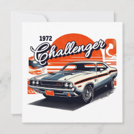 Tarjeta Festiva Challenger de 1972