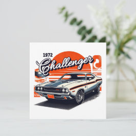 Tarjeta Festiva Challenger de 1972