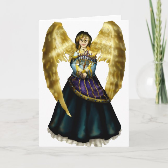 Tarjeta Festiva Chanukah (Anverso)