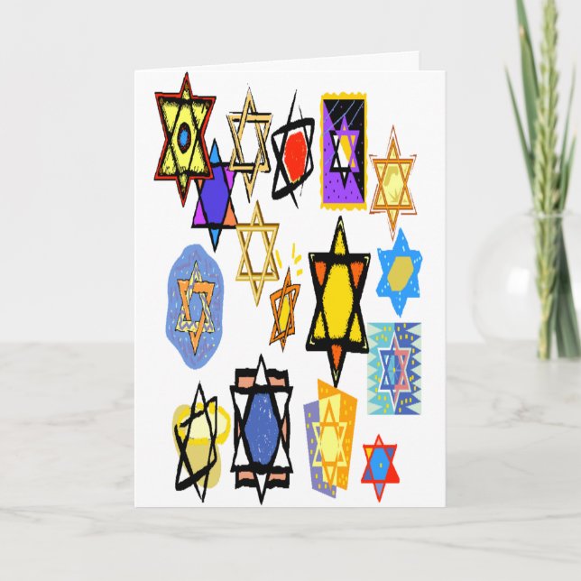 Tarjeta Festiva Chanukkah Cards (Anverso)