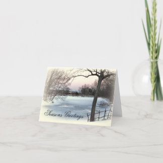 Tarjeta Festiva Charca congelada