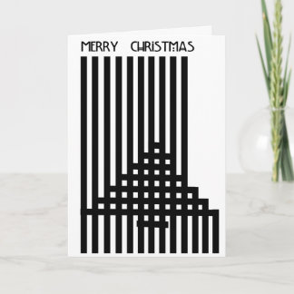 Tarjeta Festiva Charles Rennie Mackintosh Inspired Christmas Card