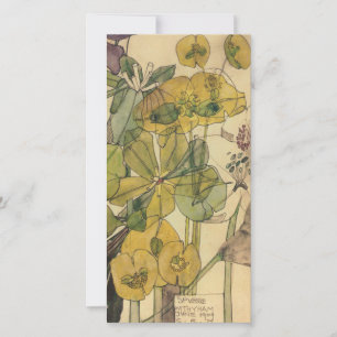 Tarjeta Festiva Charles Rennie MackMacintosh - Spurge With Yham 19