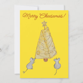 Tarjeta Festiva Cheese Christmas