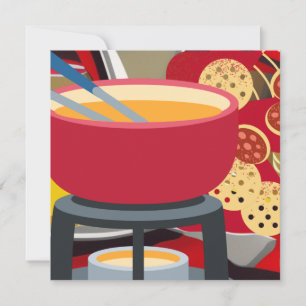Tarjeta Festiva Cheese Fondue