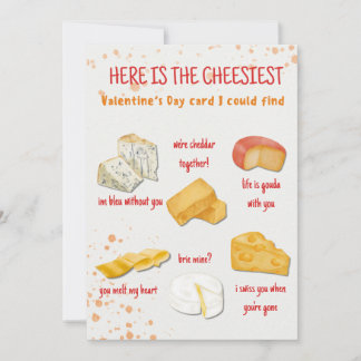 Tarjeta Festiva Cheesiest Funny Valentine's Day Card