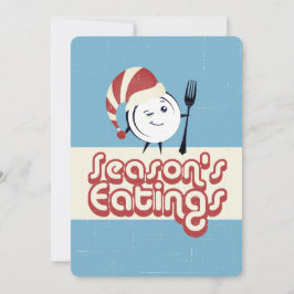 Tarjeta Festiva Chef de cocina Navidades