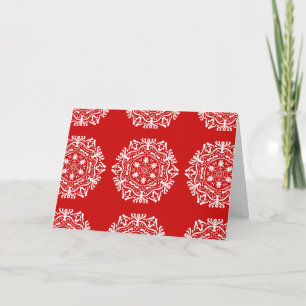 Tarjeta Festiva Cherry Mandala