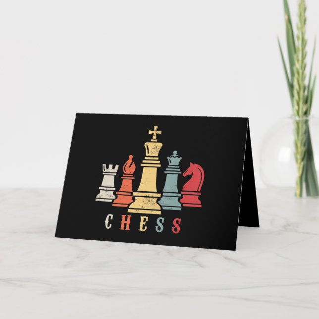 Tarjeta Festiva Chess Lover | Regalo de jaque mate de ajedrez (Anverso)