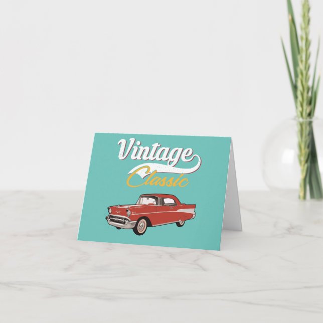 Tarjeta Festiva Chevy Belair (Anverso)