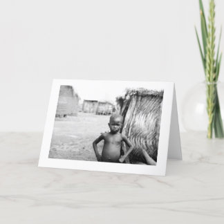 Tarjeta Festiva Chica de Nkwanta