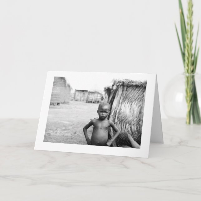 Tarjeta Festiva Chica de Nkwanta (Anverso)