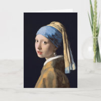Chica de Vermeer con un pendiente de perla Arte fi
