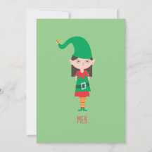 Chica Elf de Navidades divertidos