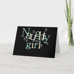 Tarjeta Festiva Chica travieso