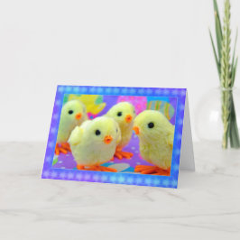 Tarjeta Festiva Chicas de Pascua