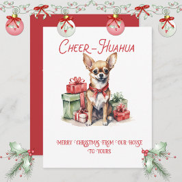 Tarjeta Festiva Chihauhau Navideño Caprichoso |