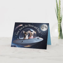 Tarjeta Festiva Chihuahua Valentine Card