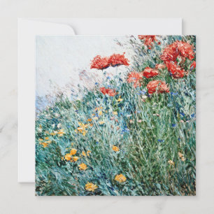 Tarjeta Festiva Childe Hassam - Poppies, Appidore