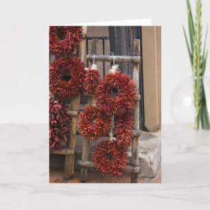 Tarjeta Festiva Chile Ristras