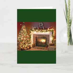 Tarjeta Festiva Chimenea 2