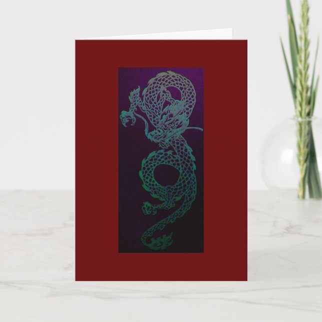 Tarjeta Festiva Chinese New Year Greeting Card (Anverso)